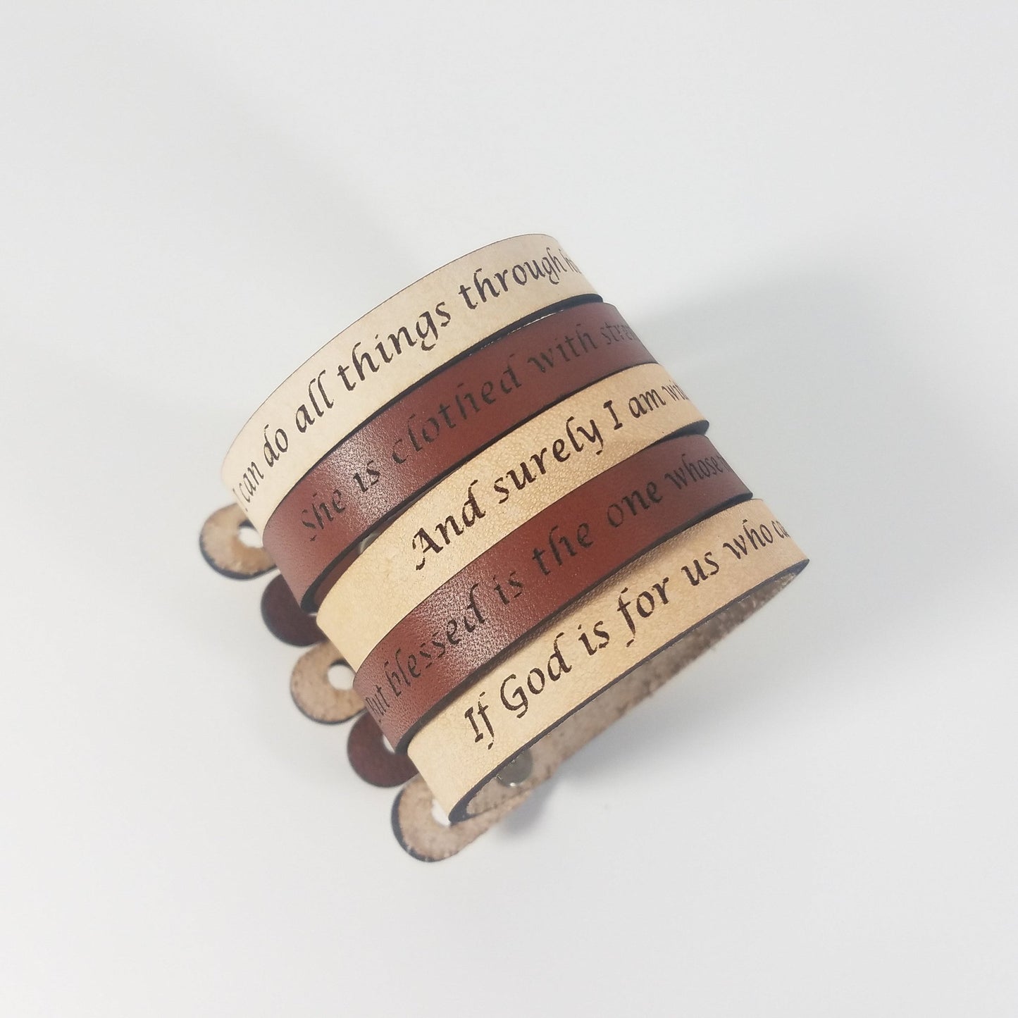 Spiritual Quote Bracelets - But blessed is the one whose trust is in the LORD - HAWI SHOPPING