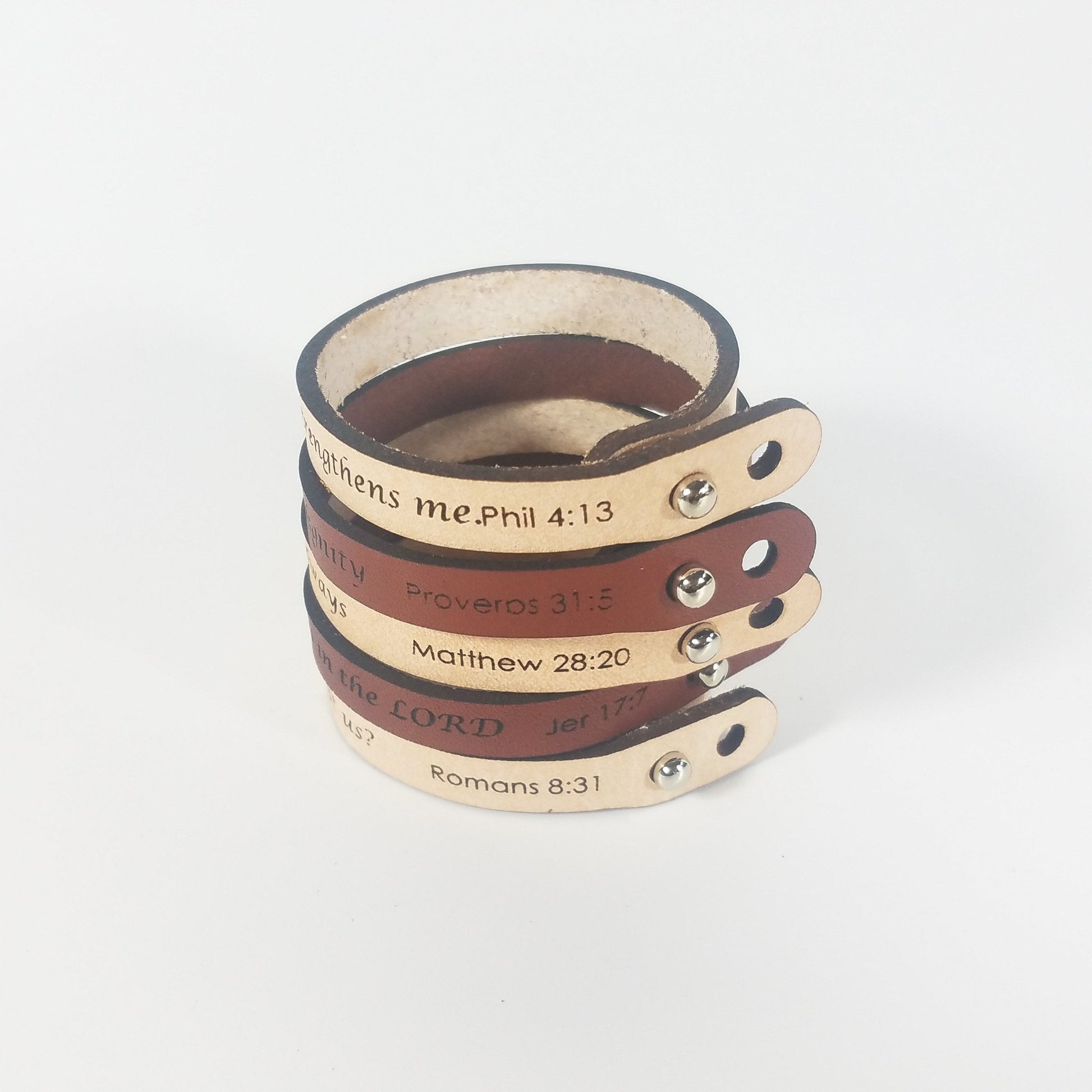 Spiritual Quote Bracelets - But blessed is the one whose trust is in the LORD - HAWI SHOPPING