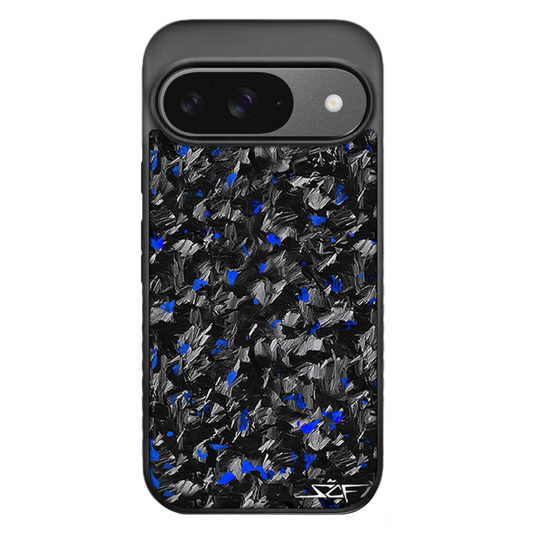 Google Pixel | Blue Flake Real Forged Carbon Fiber Phone Case | CLASSIC Series - HAWI SHOPPING
