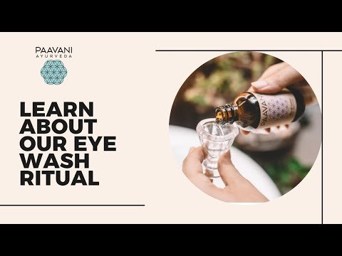 Eye Wash Ritual | Ayurvedic Eye Cleansing for Soothing & Hydrating - HAWI SHOPPING