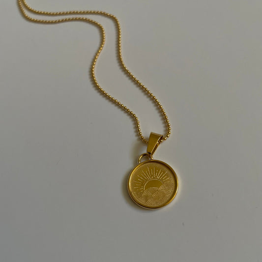 Soleil aka Sun Necklace - Gold - HAWI SHOPPING