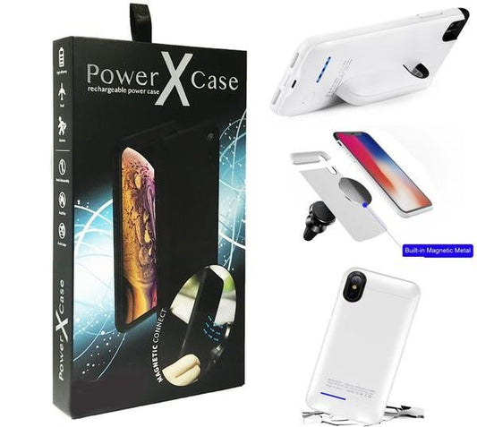 iPhone X/XS POWER X Battery Case 4200mAh With Magnetic Kickstand - HAWI SHOPPING