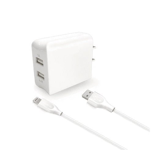 3.4A Dual USB Travel Quick Wall Charger - Android/IOS - HAWI SHOPPING