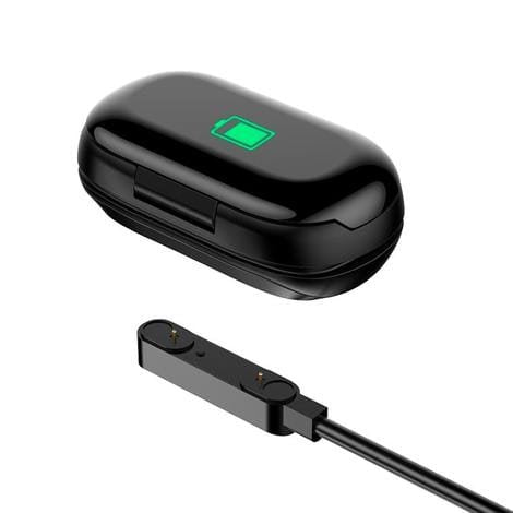 Smart Watch with Built - in TWS Wireless Bluetooth Earphone Blood Heart Rate Monitor - HAWI SHOPPING