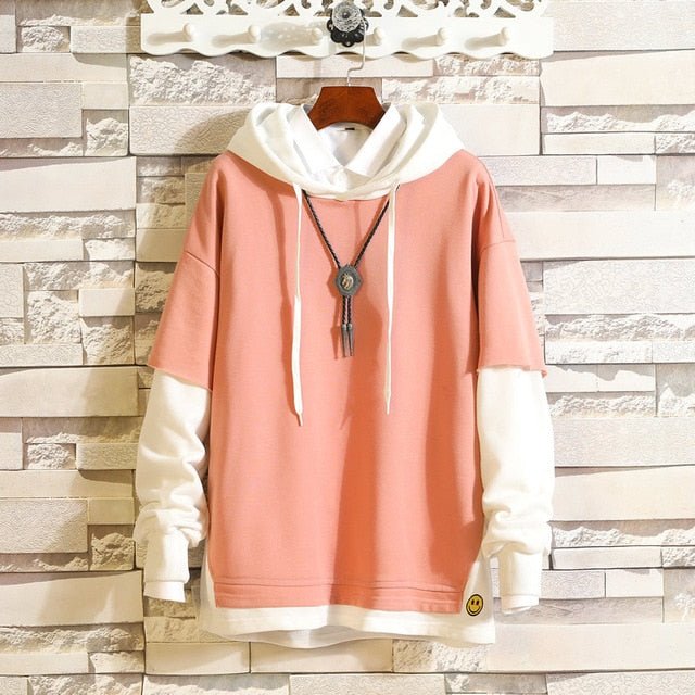 5XL Hoodies Sweatshirts Men Fake 2PAC Cotton Hooded Japanese Style Sweatshirt Mens Hip Hop Brown Causal Hoodiee Xxxtentacion - HAWI SHOPPING