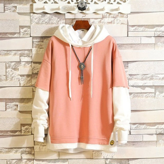 5XL Hoodies Sweatshirts Men Fake 2PAC Cotton Hooded Japanese Style Sweatshirt Mens Hip Hop Brown Causal Hoodiee Xxxtentacion - HAWI SHOPPING